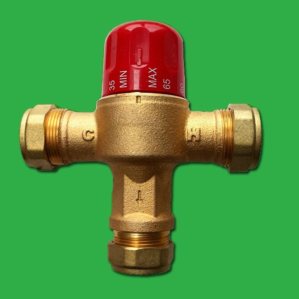 thumbnail image 2 of Reliance RWC HEAT219058 Blender Mixing Valve – 22mm Compression, Hydronic Underfloor Heating 2 of 4