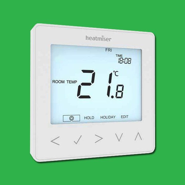 Heatmiser NeoStat Programmable Thermostat 230v - Glacier White