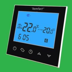 *Managers Clearance* - Komfort™ Touchscreen Sapphire Black Underfloor Heating Thermostat