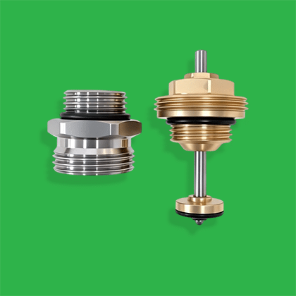 Underfloor Heating Manifold Return Pin Valve Replacement ½” BSP - Image 2