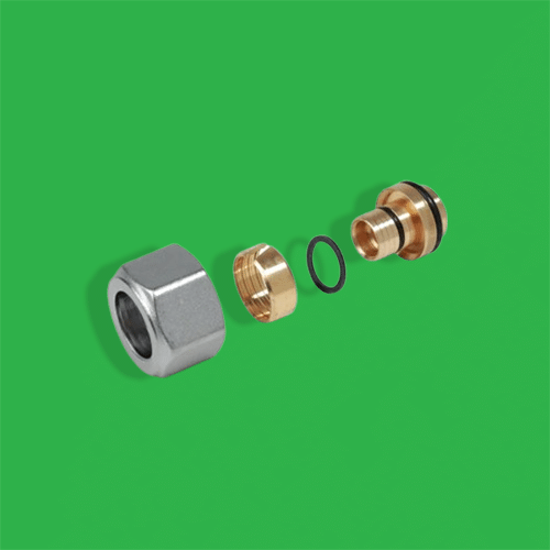 Giacomini R179MX024 18mm x (16mm x 2mm) Multilayer & Plastic Pipe Connector