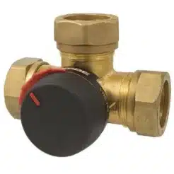 ESBE Valves VRG133 28mm Brass Rotary 1" Mixing Valve - 10 Kvs